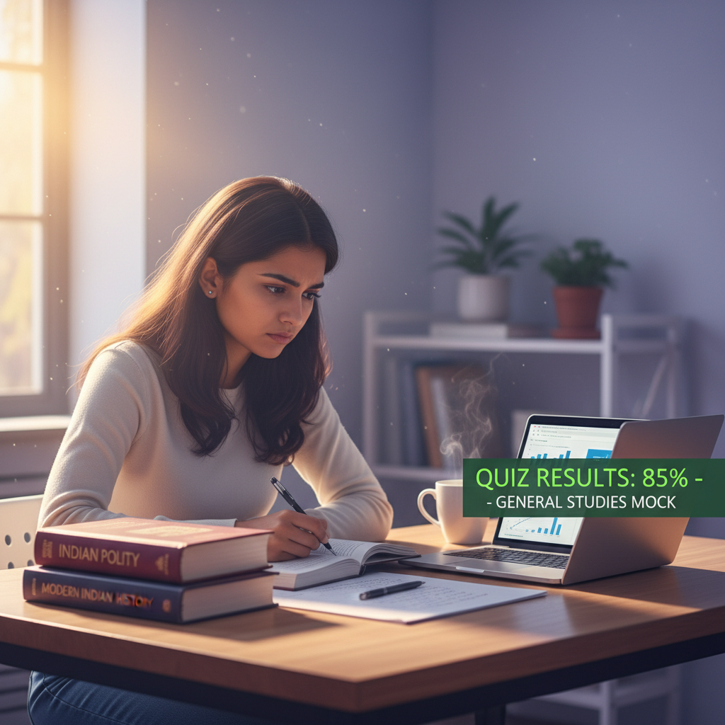 UPSC aspirant studying with CivilsAdda